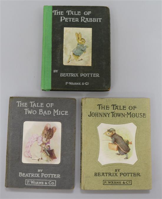 Potter, Beatrix - A collection of nineteen volumes, including early editions, (please see website for individual titles)